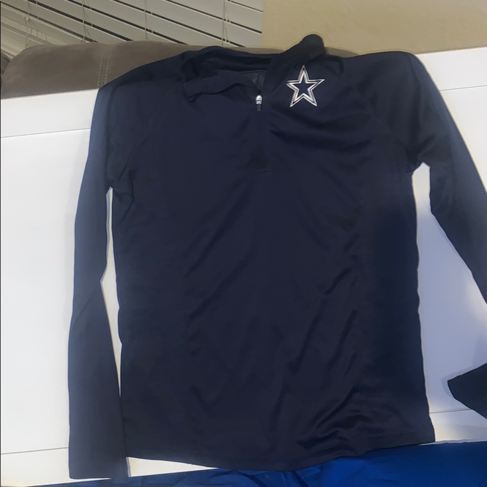 Dallas Cowboys Womens Sasha Quarter-Zip Pullover